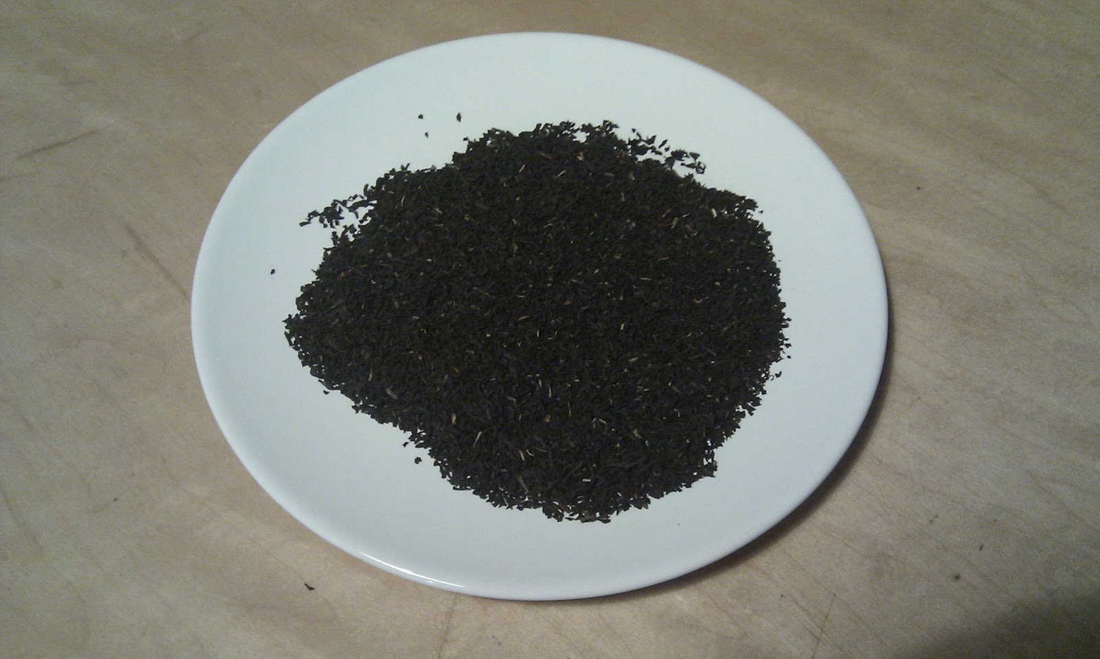 Loose leaves on plate
