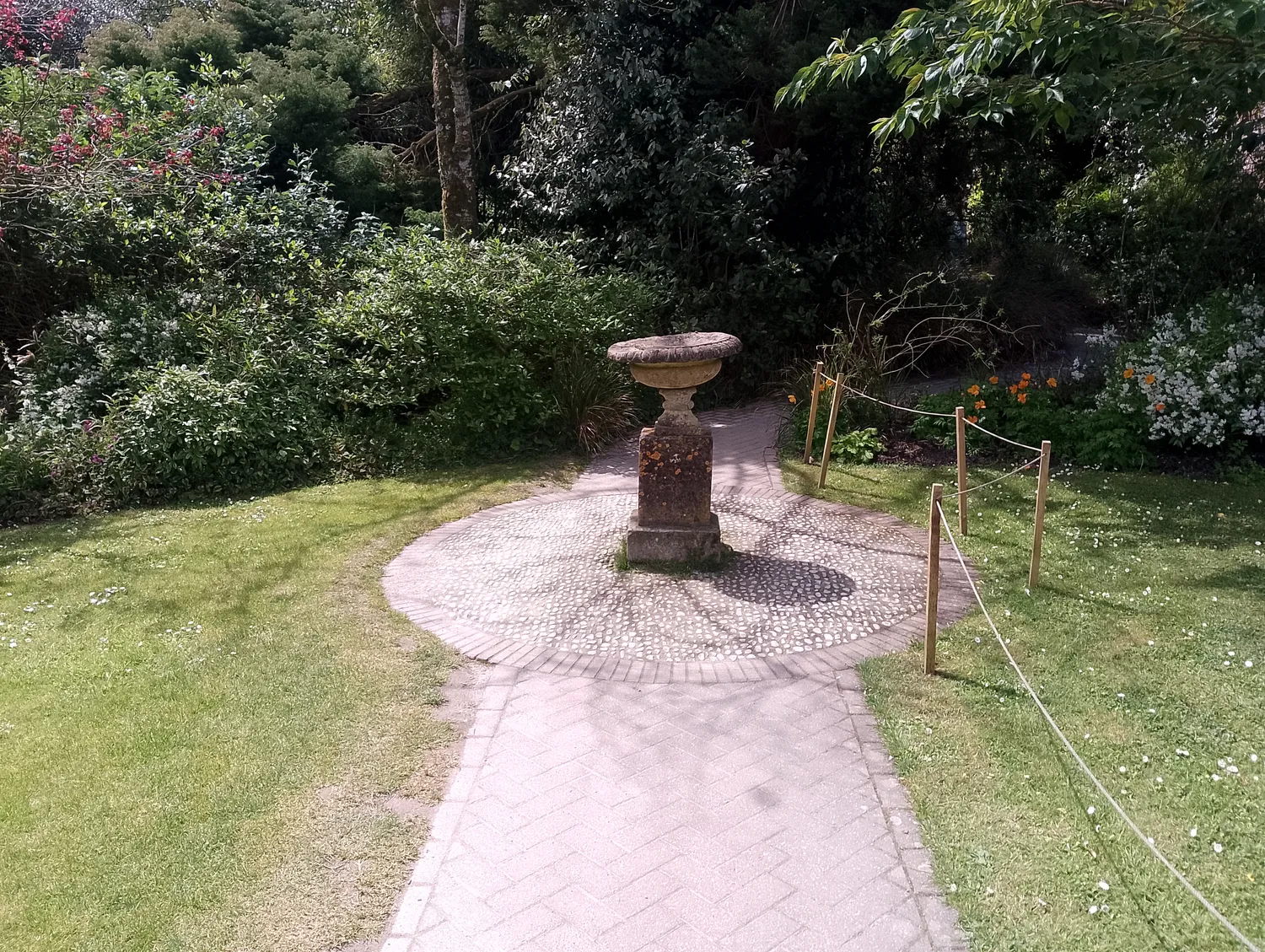 Garden exit path
