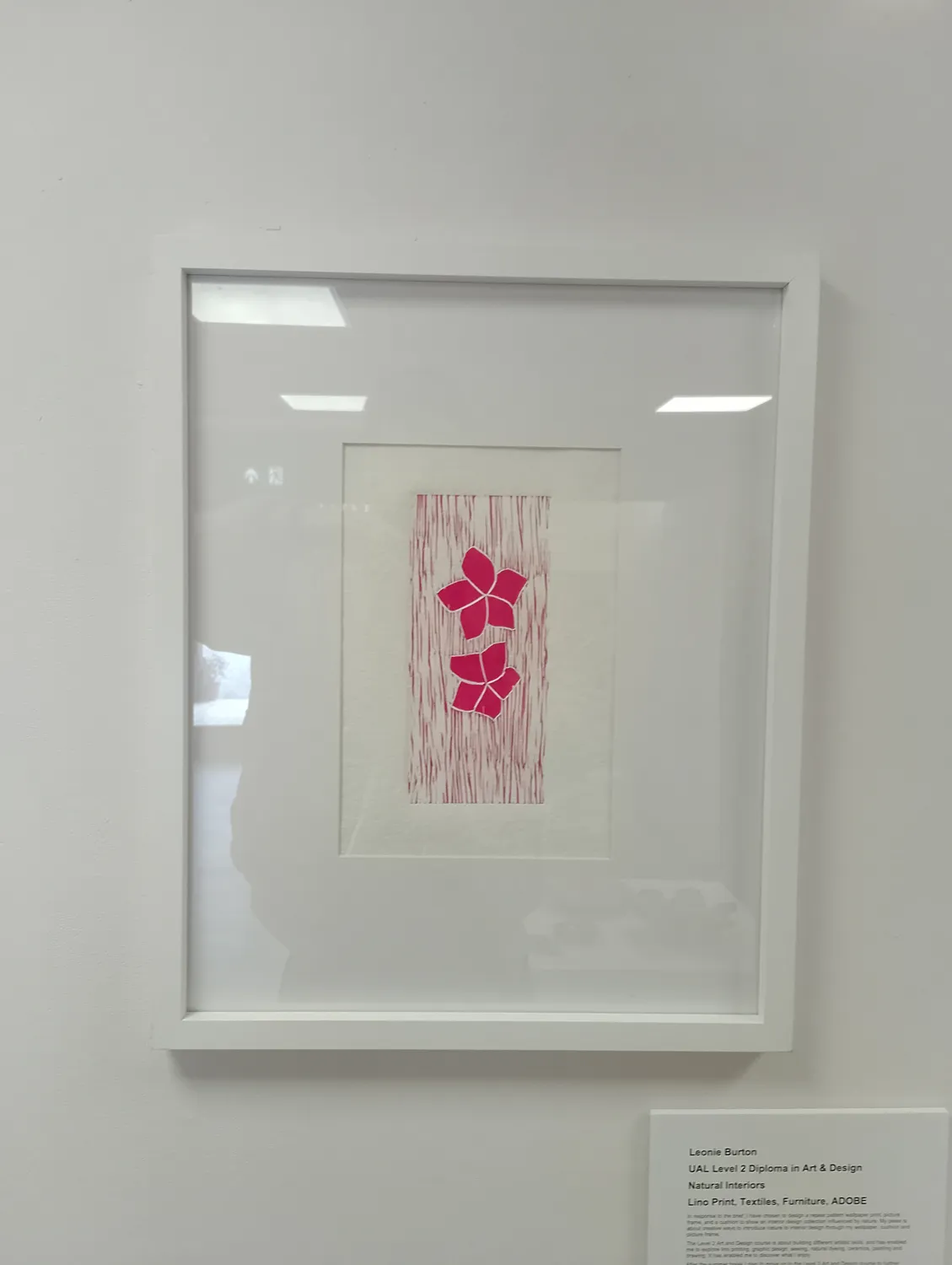 Lino print artwork