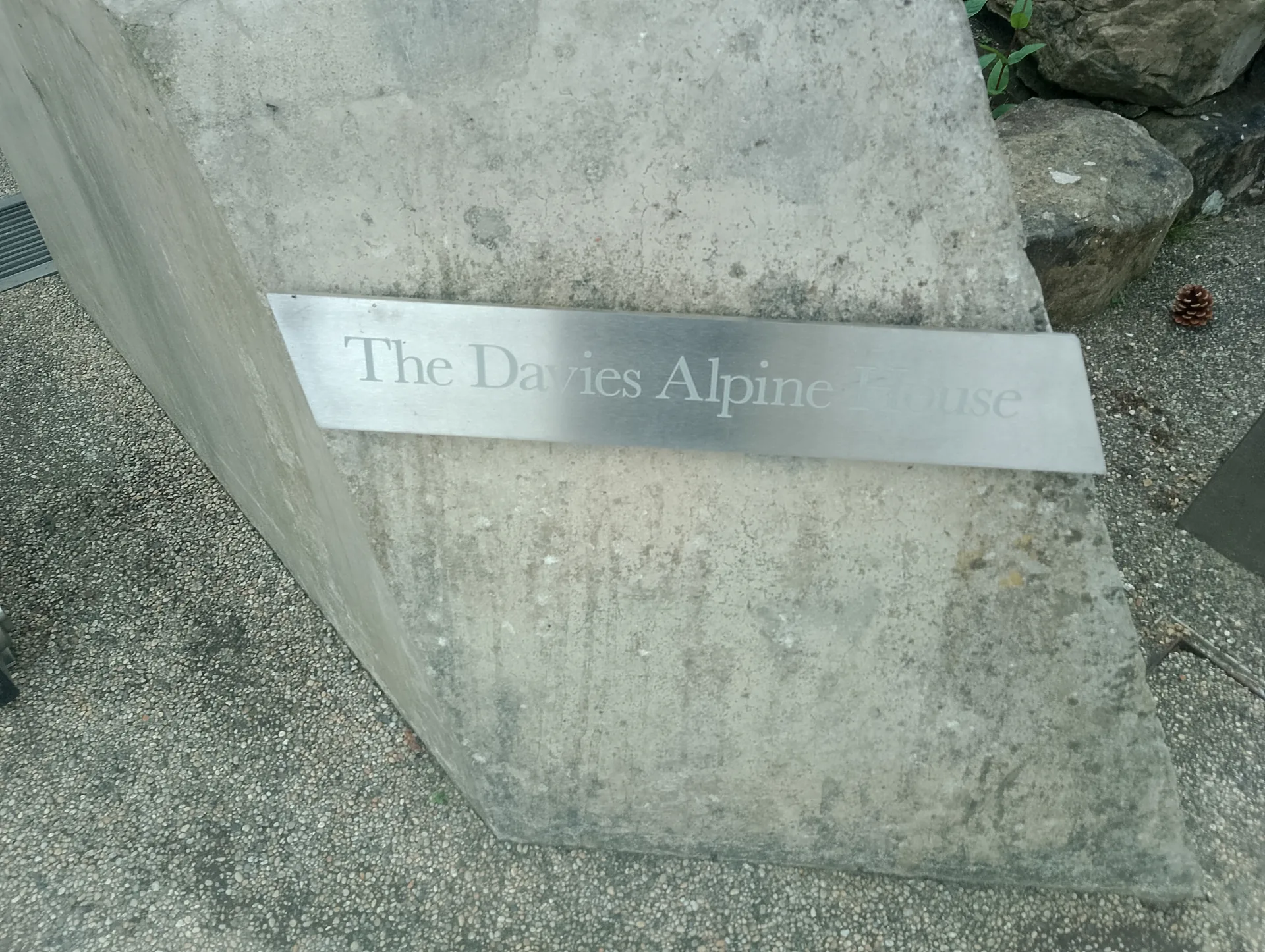 Path to conservatory