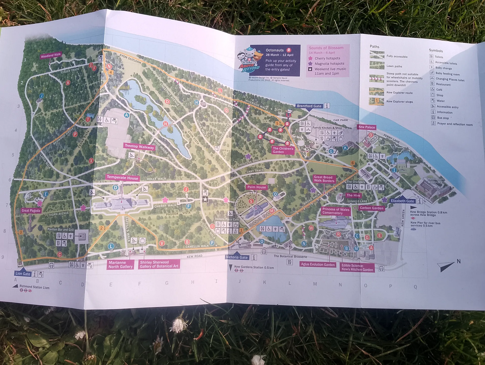 Kew Gardens map